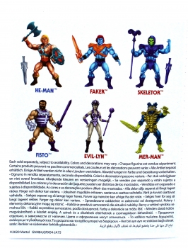 Masters of the Universe Mini-Comic (Figurenbeilage) "Sucker Punch" von Mattel